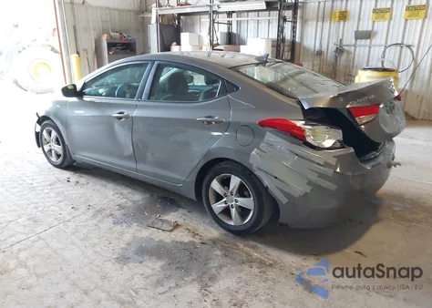 2013 Hyundai Elantra Gls from USA, damaged, VIN 5NPDH4AEXDH196484